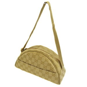 Gucci Handbag One Handle GG Canvas Beige Yellow
